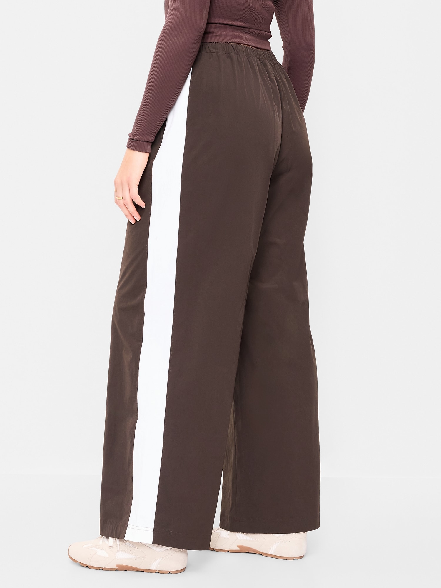 High-Waisted TrekTech Lightweight Woven Active Pants
