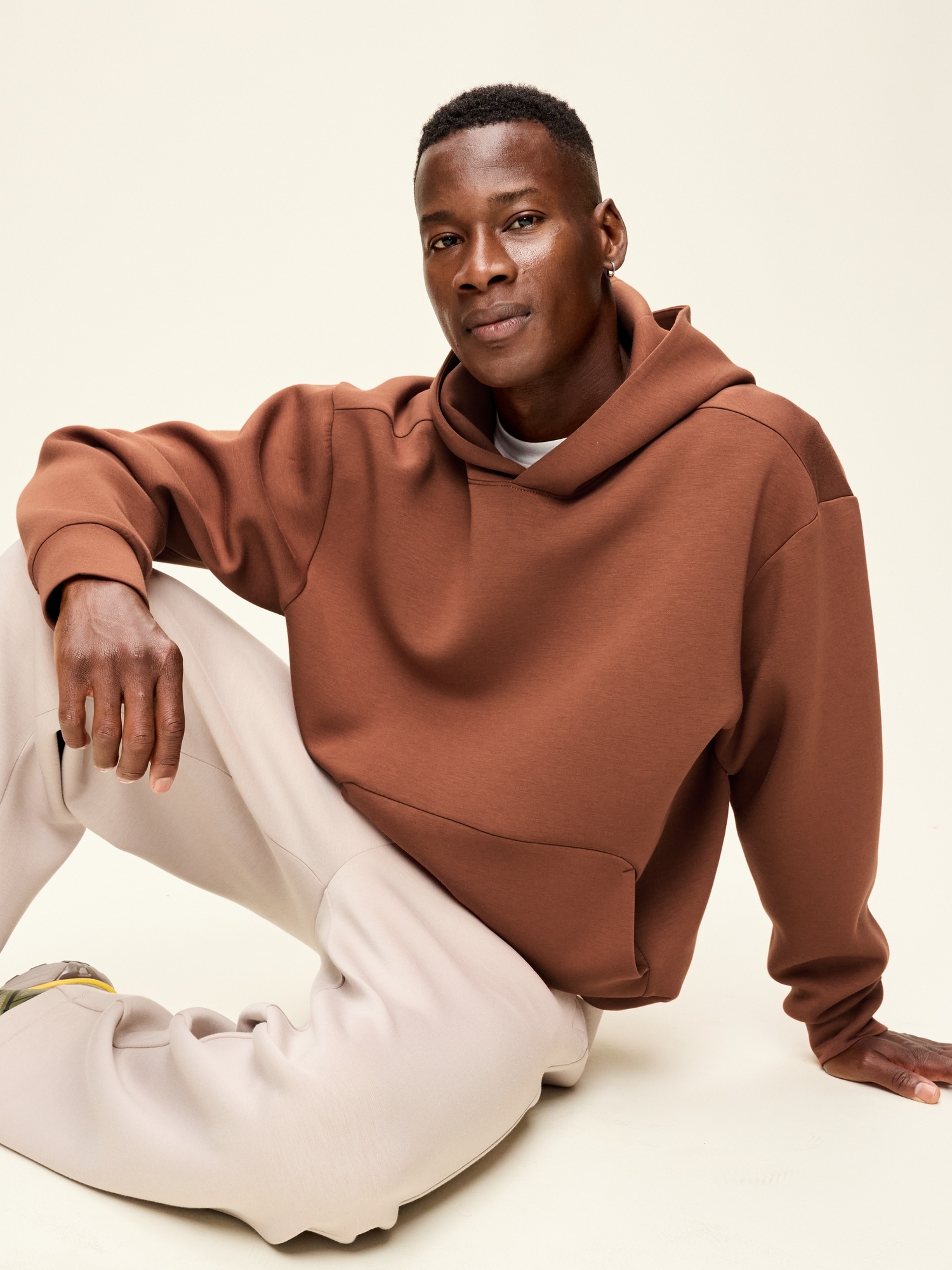 Bounce Fleece Oversized Pullover Hoodie