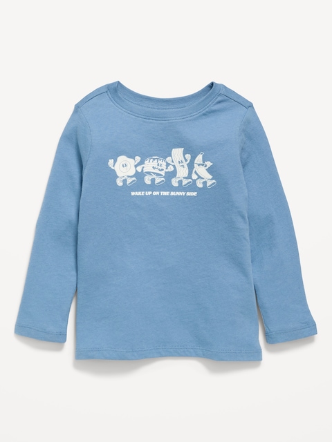 Long-Sleeve Graphic T-Shirt for Toddler Girls