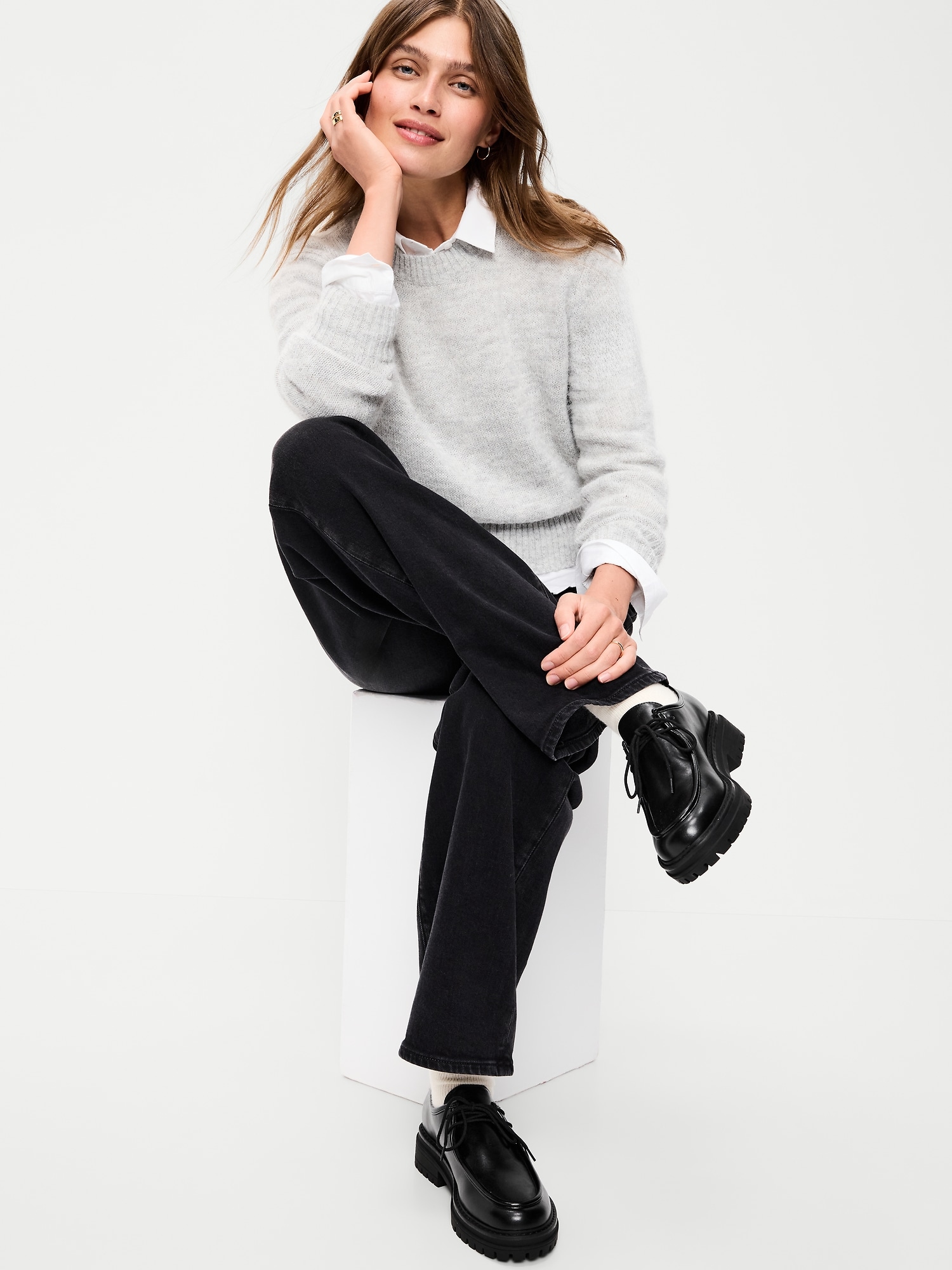 Chunky Derby Boots for Women