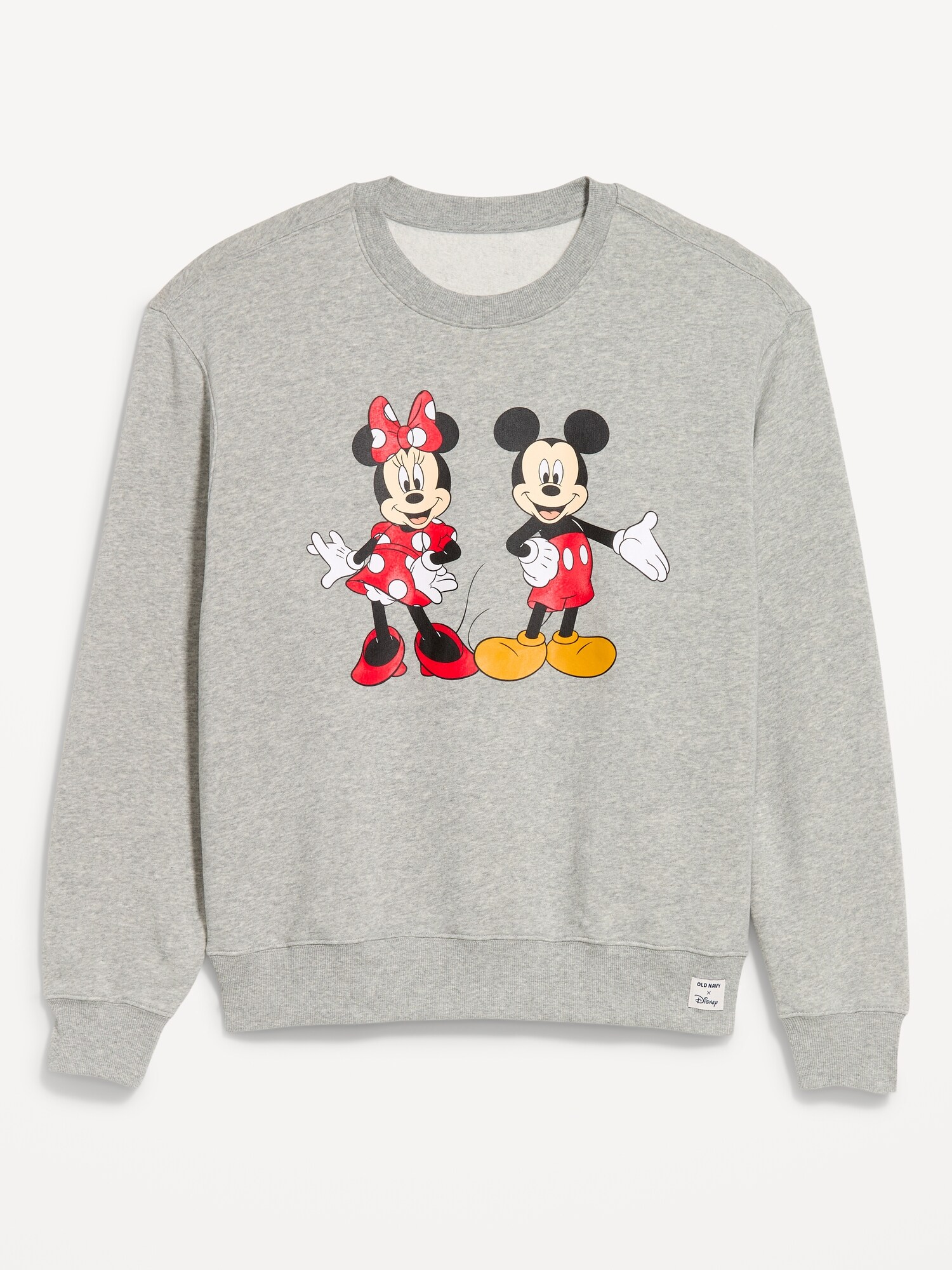 Мужской свитшот Old Navy Disney© Oversized Graphic, цвет: Меланжевый серый — фото 4