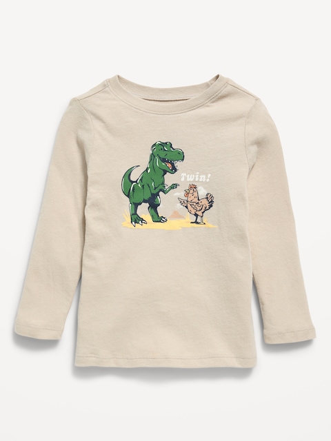 Long-Sleeve Graphic T-Shirt for Toddler Girls