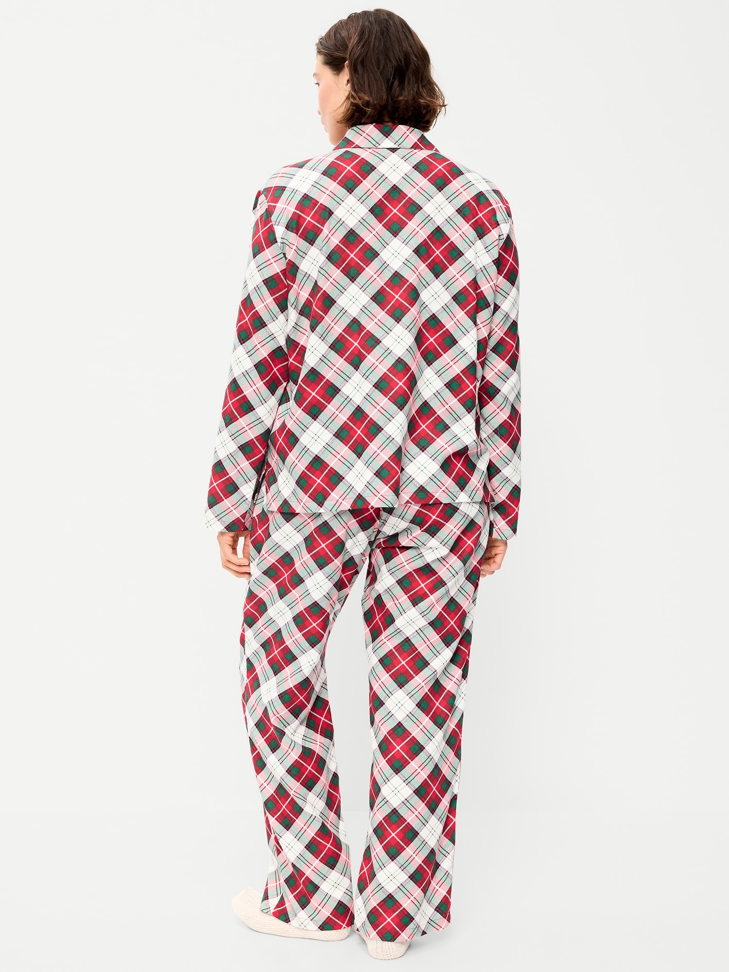 Printed Flannel Pajama Pant Set for Women