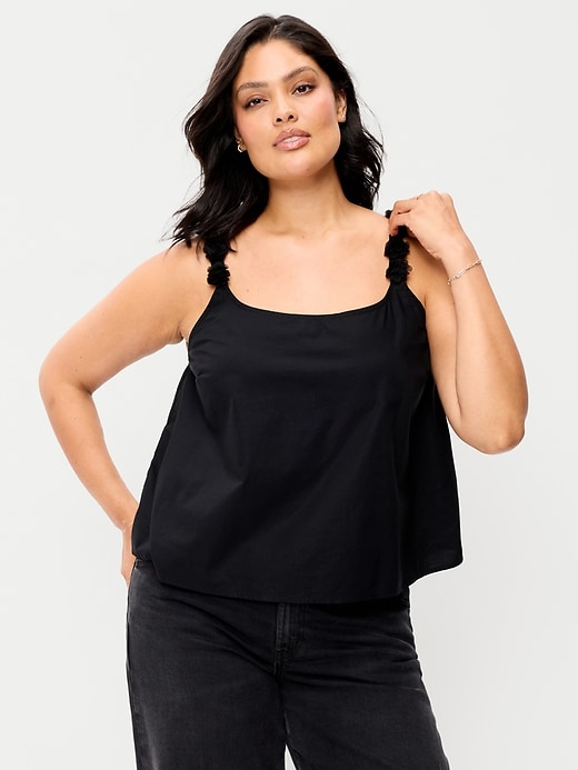 Rosette-Strap Tank Top | Old Navy