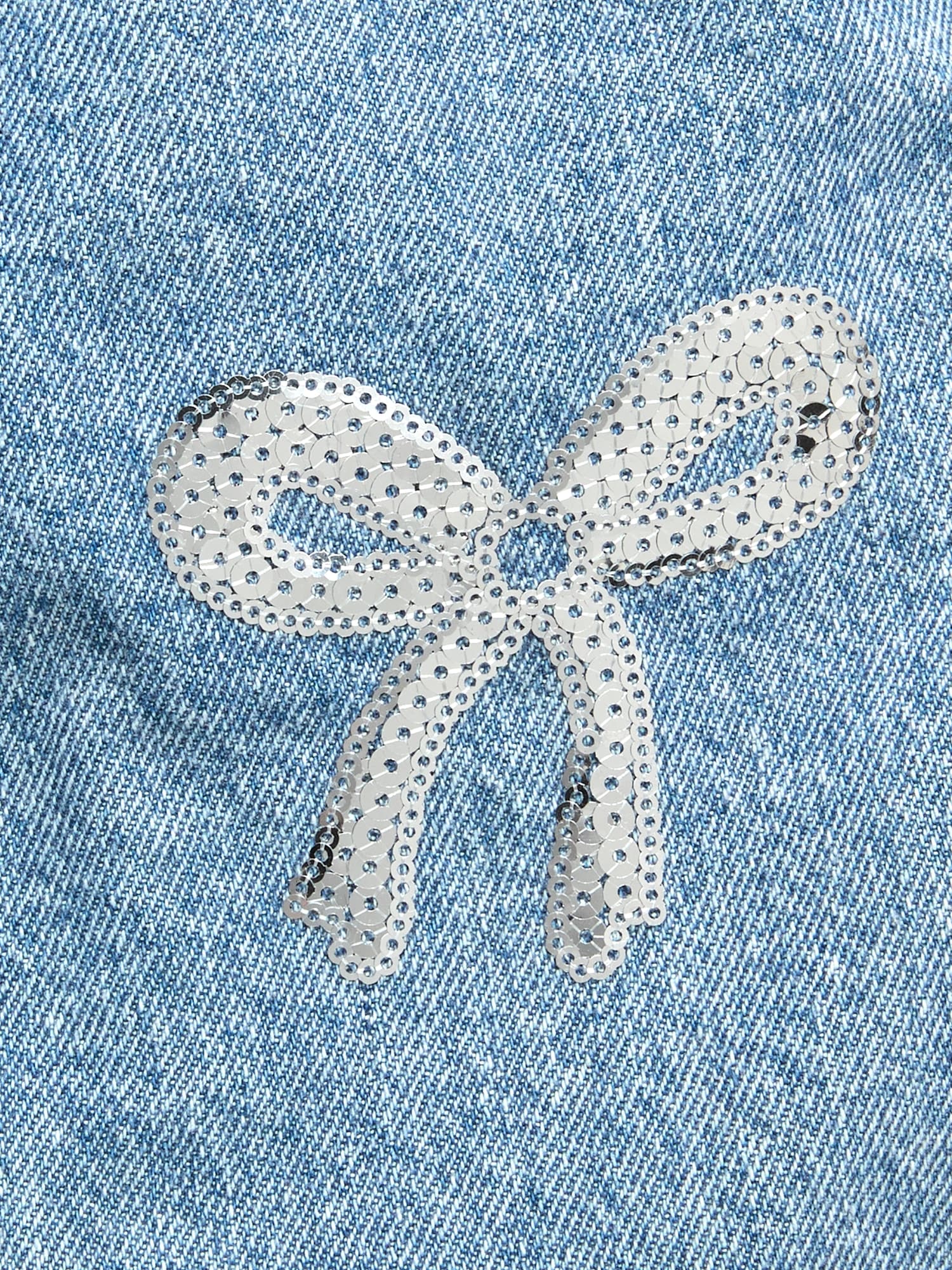 High-Waisted Baggy Embellished Wide-Leg Jeans for Girls