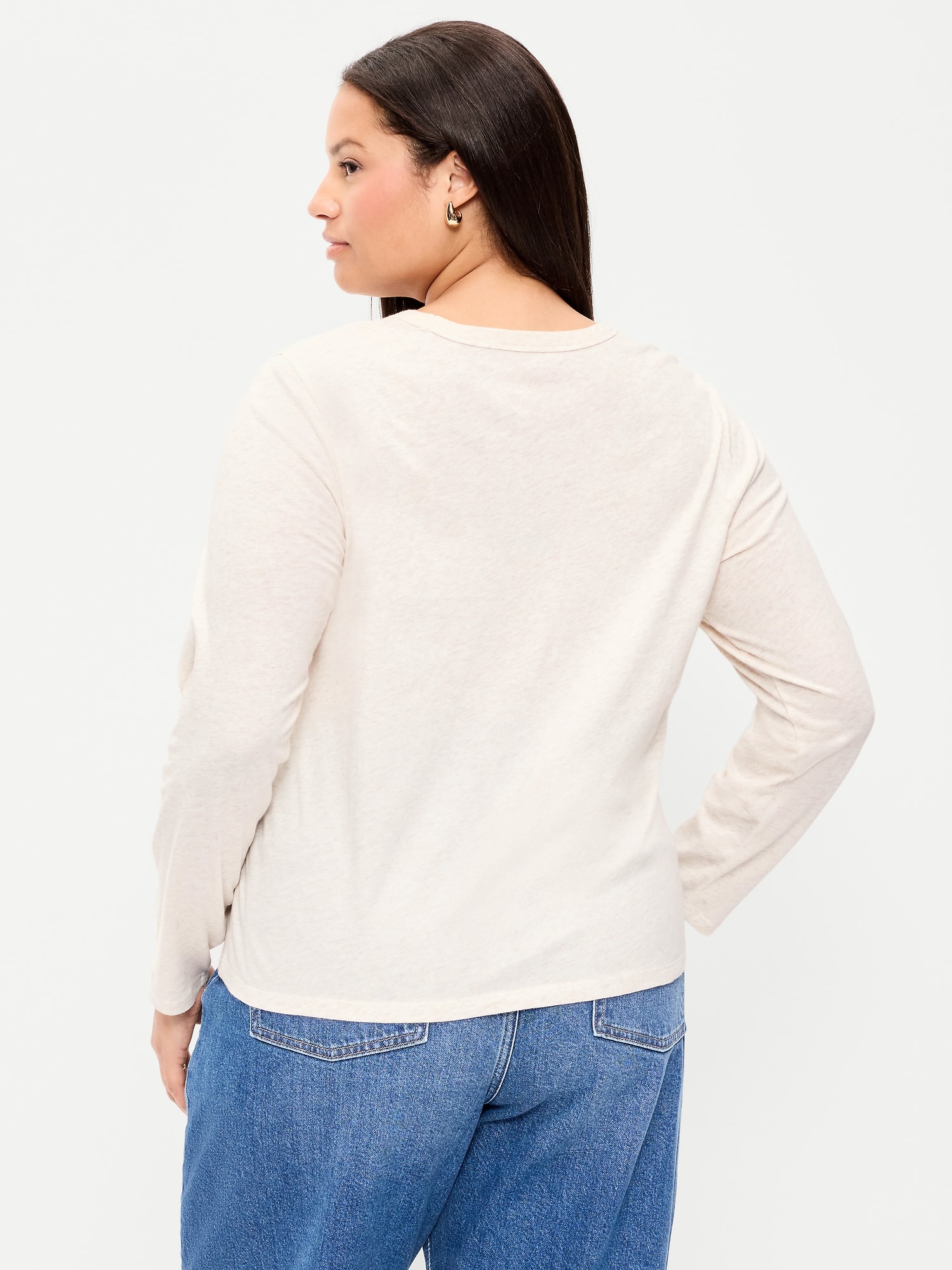 EveryWear Long-Sleeve Crew-Neck T-Shirt