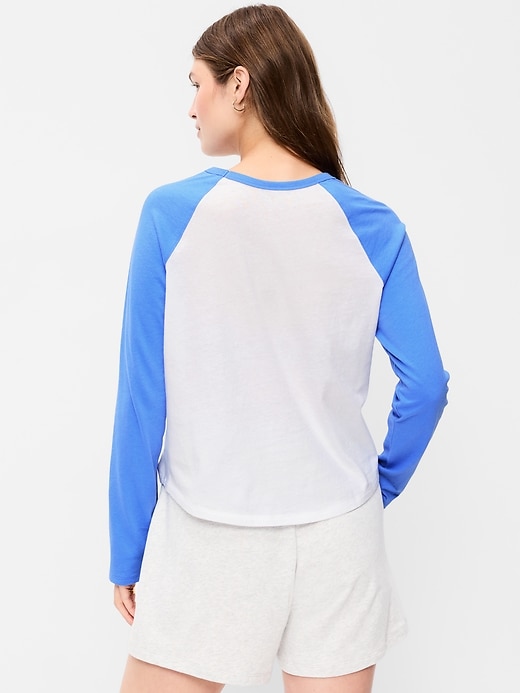 EveryWear Long-Sleeve Raglan Baseball T-Shirt | Old Navy