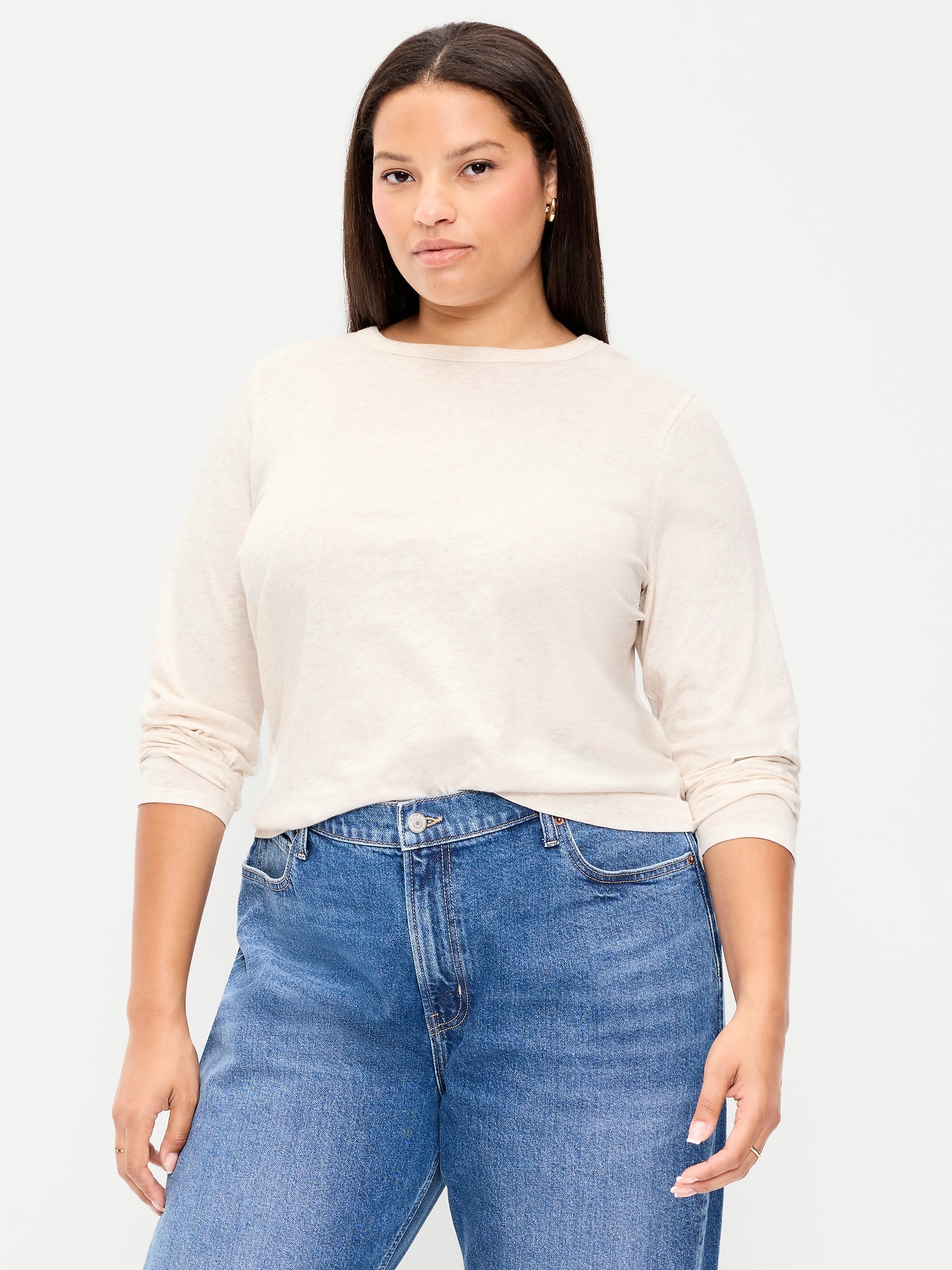 EveryWear Long-Sleeve Crew-Neck T-Shirt