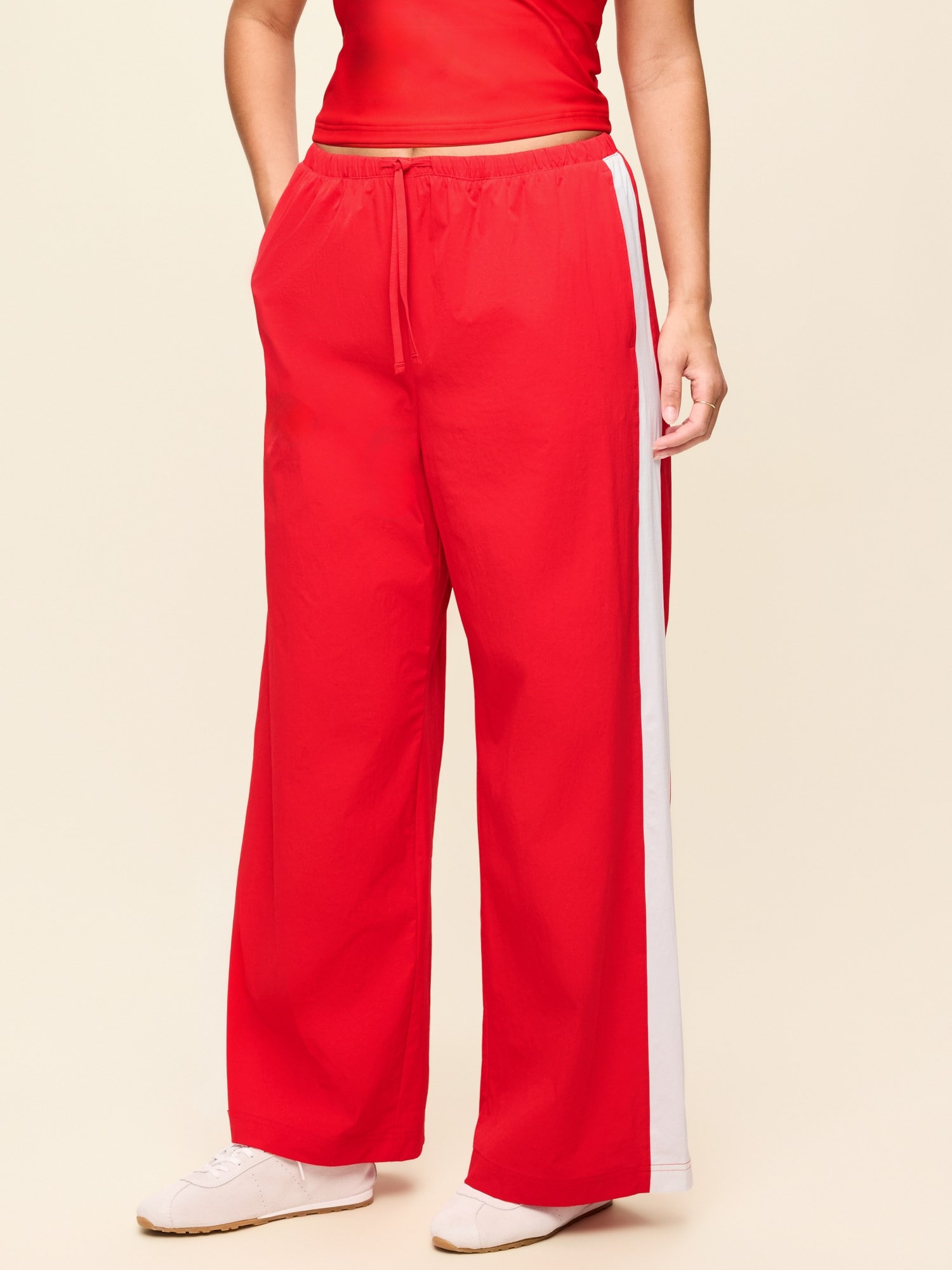 High-Waisted TrekTech Lightweight Woven Active Pants