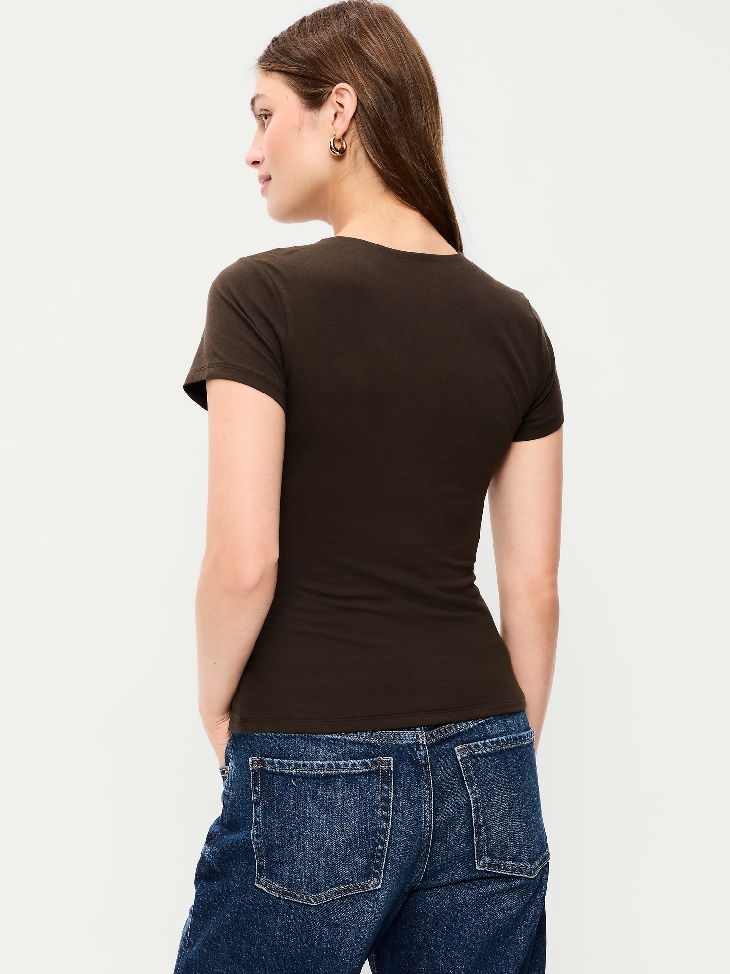 Hug Double-Layer Short-Sleeve Top