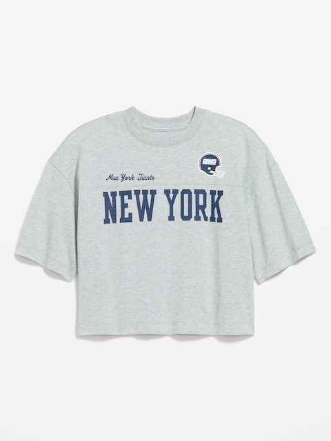 New York Giants Vintage Oversized T-Shirt for Women