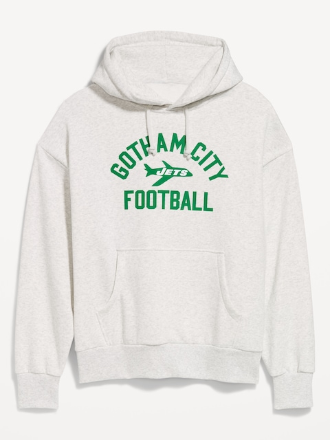 New York Jets Oversized Pullover Hoodie for Adults