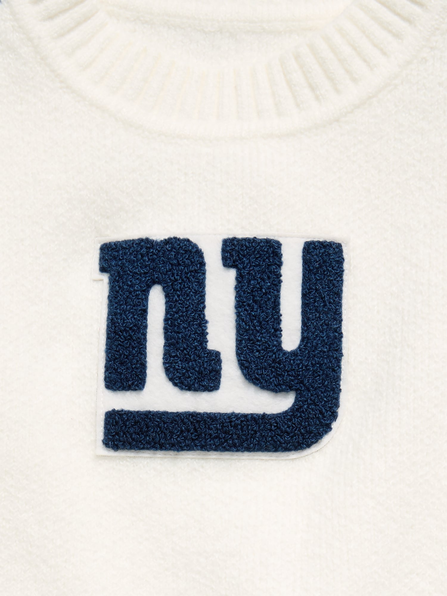New York Giants Crew-Neck Sweater for Toddler Girls