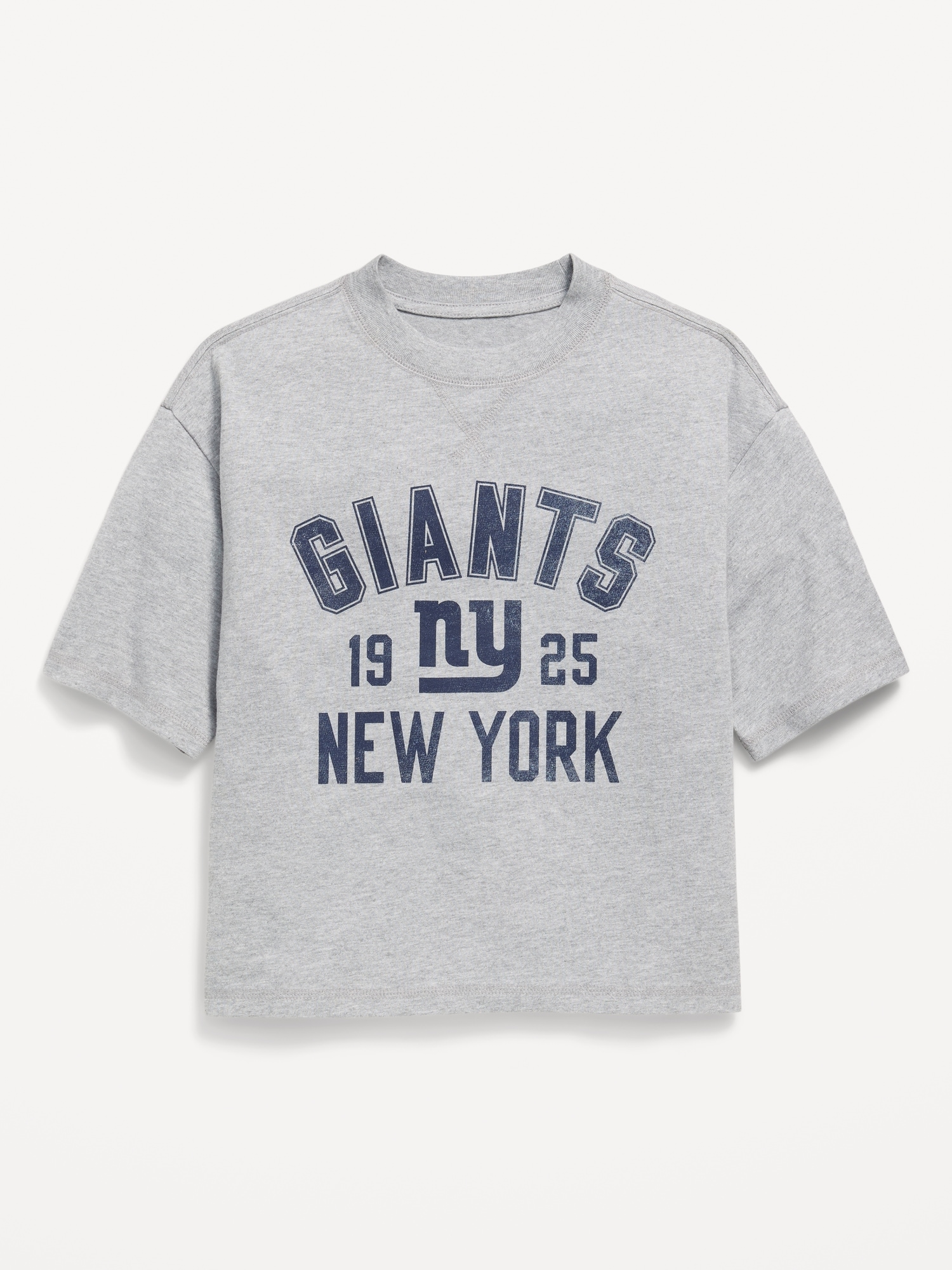 New York Giants Oversized Boxy Graphic T-Shirt for Boys