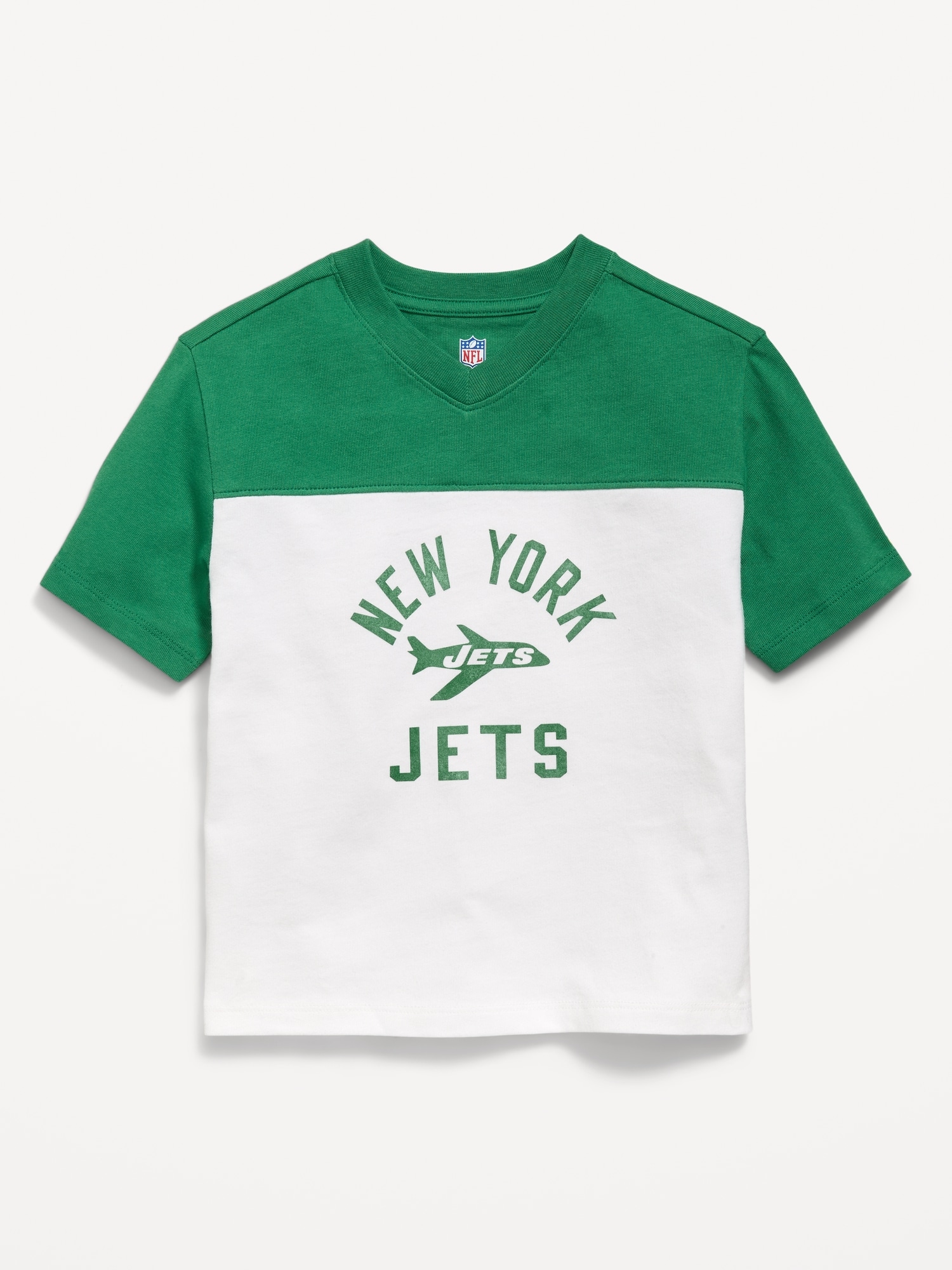 New York Jets Oversized Graphic Football T-Shirt for Toddler Boys