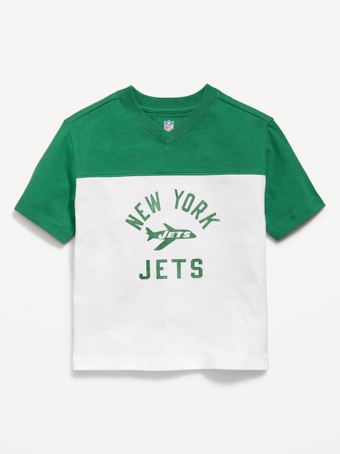 New York Jets Oversized Graphic Football T-Shirt for Toddler Boys