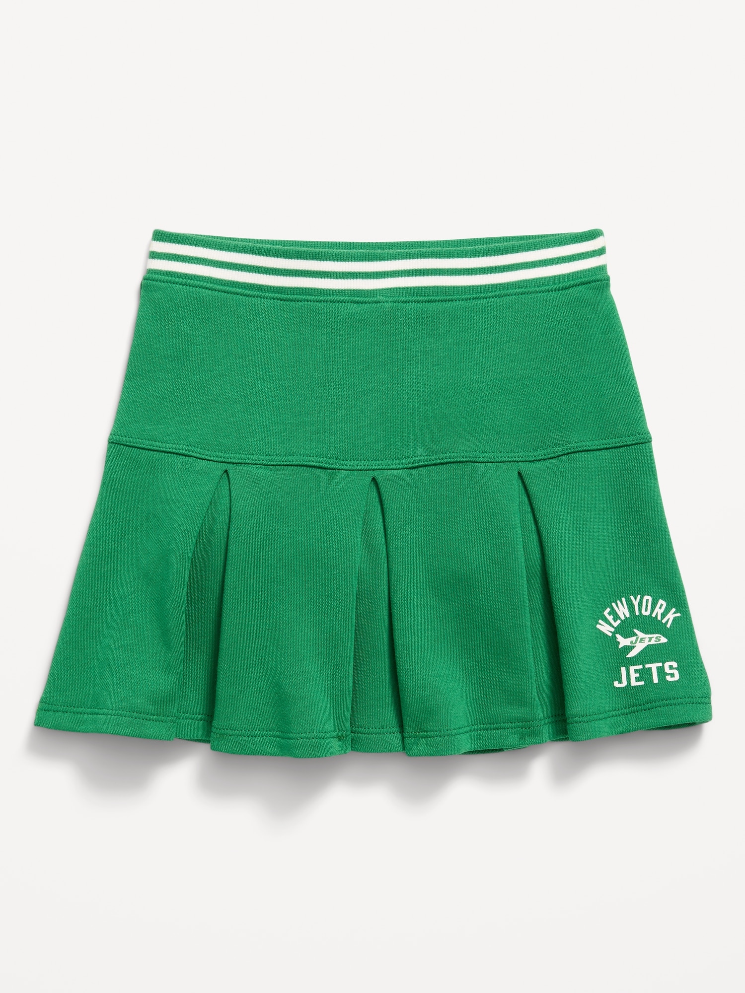 New York Jets French Terry Pleated Skort for Toddler Girls