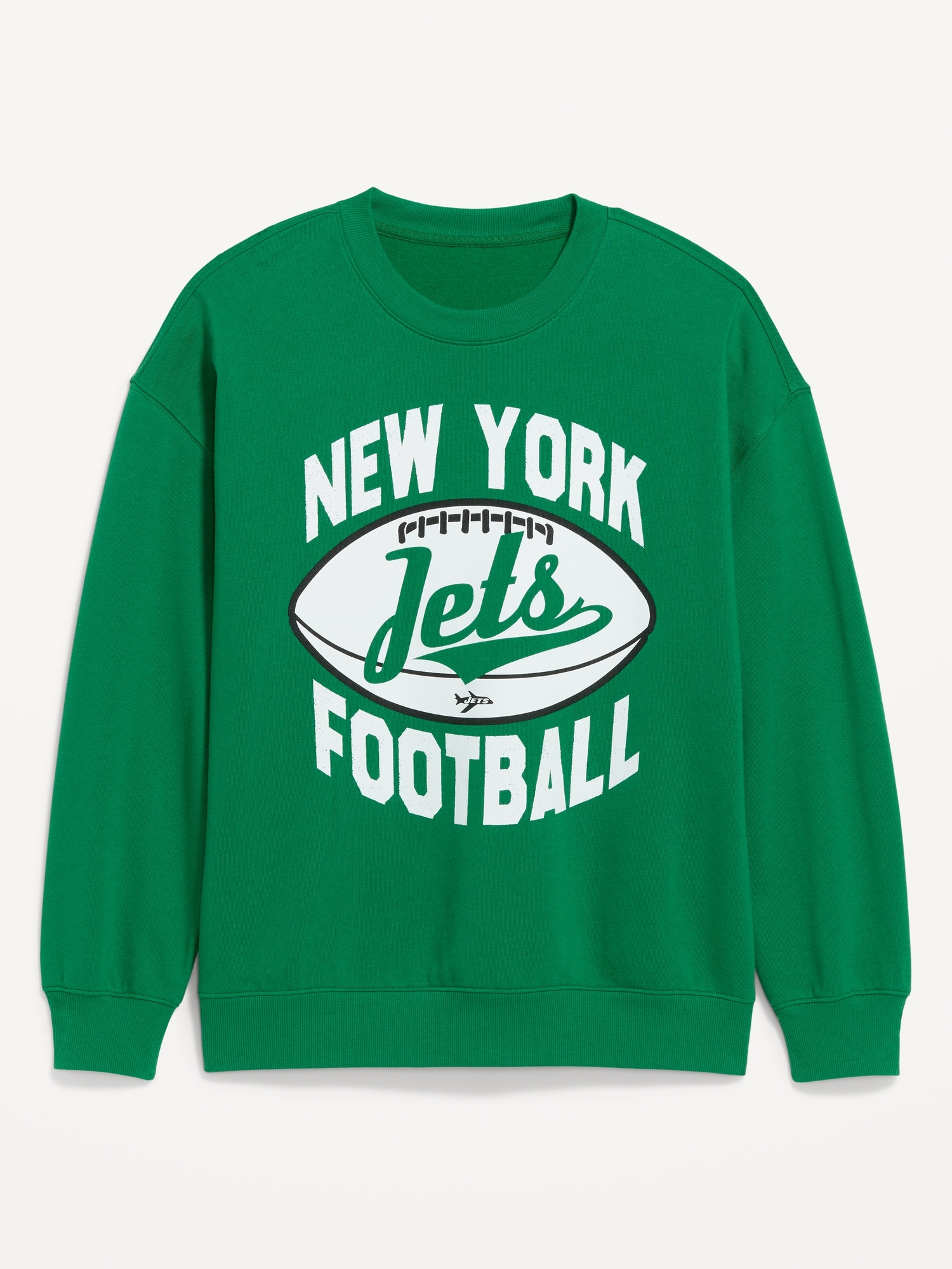 New York Jets Oversized Fleece Sweatshirt for Women