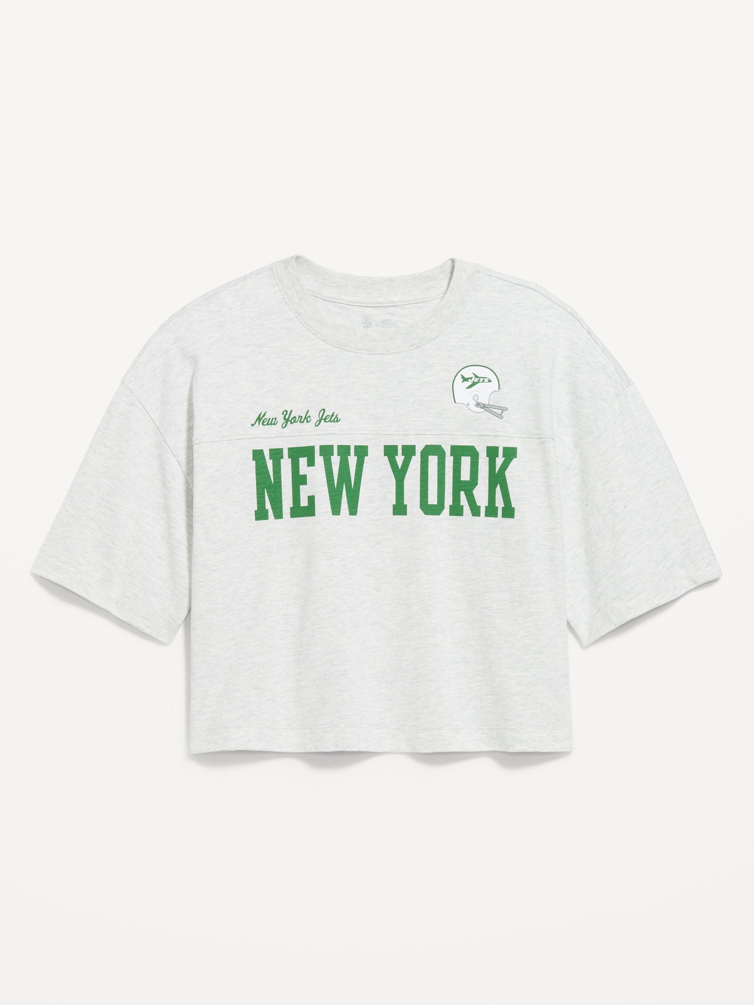 New York Jets Vintage Oversized T-Shirt for Women