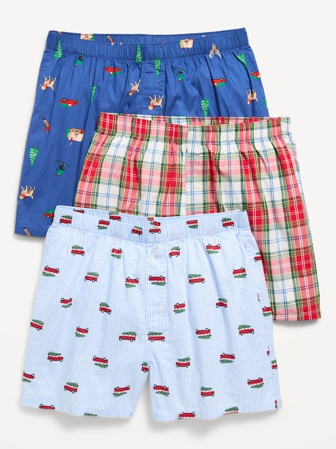 Printed Boxer Shorts 3-Pack