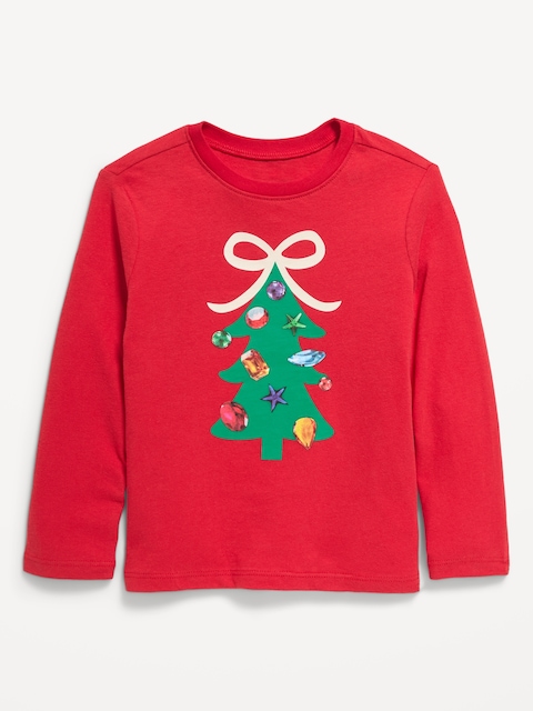 Long-Sleeve Graphic T-Shirt for Toddler Girls