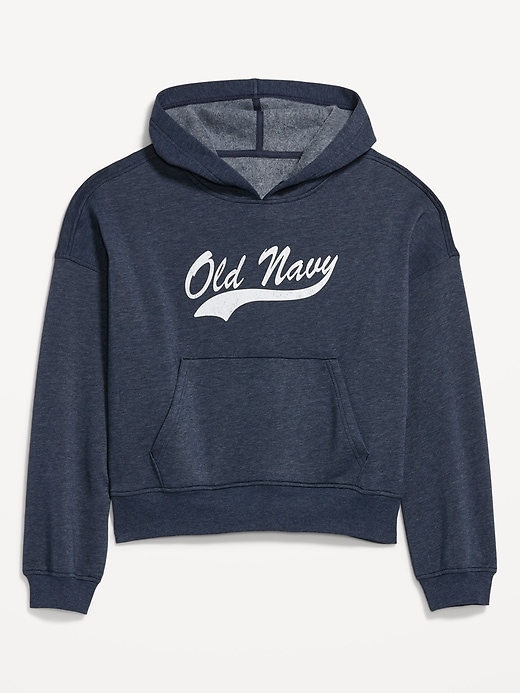Oversized Pullover Logo Hoodie Sweatshirt