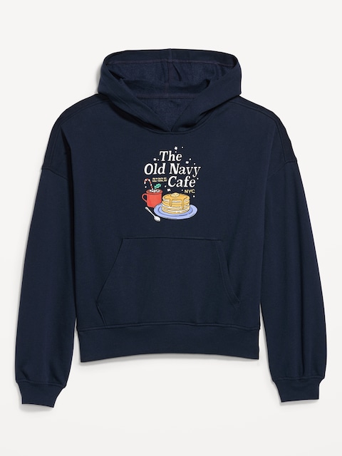 Oversized Pullover Logo Hoodie Sweatshirt