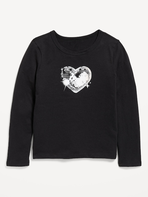 Long-Sleeve Graphic T-Shirt for Girls