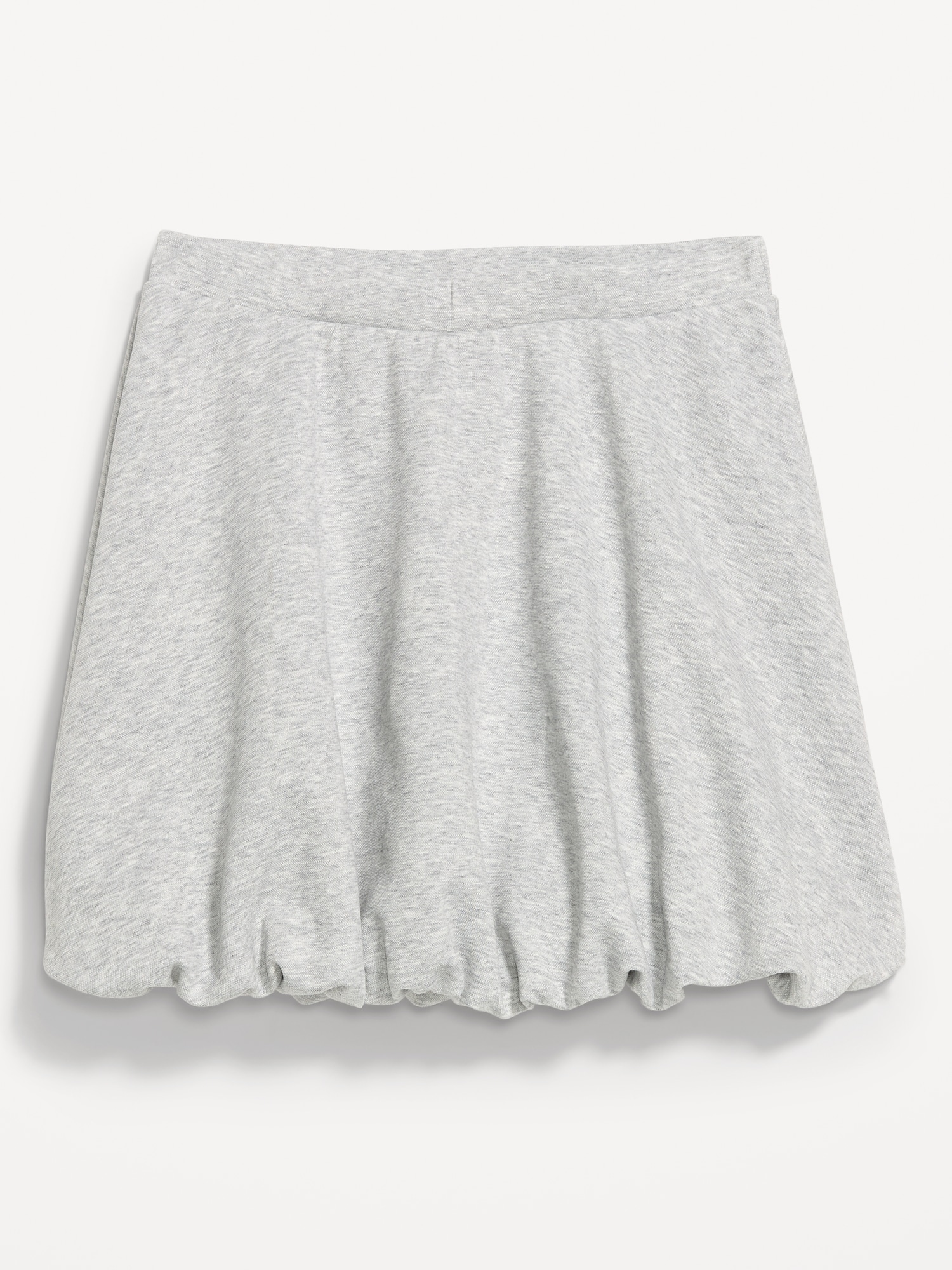 Dynamic Fleece Bubble-Hem Skirt