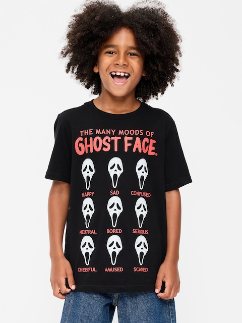 Ghost Face™ Gender-Neutral Graphic T-Shirt for Kids