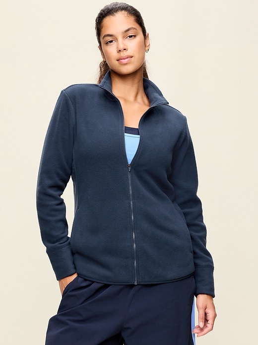 Fitted Performance Fleece Full Zip Jacket | Old Navy