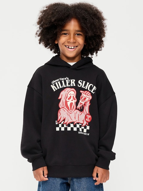 Ghost Face™ Gender-Neutral Oversized Pullover Hoodie for Kids