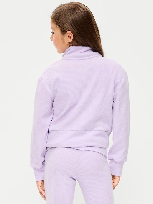 CozePlush 2-Way-Zip Jacket for Girls | Old Navy