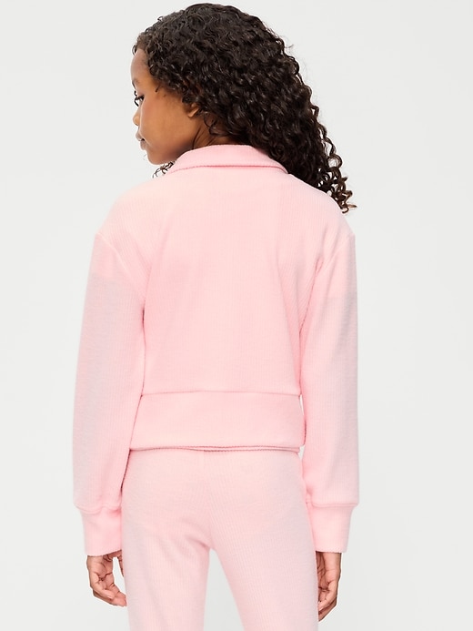 CozePlush 2-Way-Zip Jacket for Girls | Old Navy