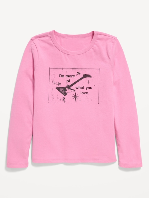 Long-Sleeve Graphic T-Shirt for Girls