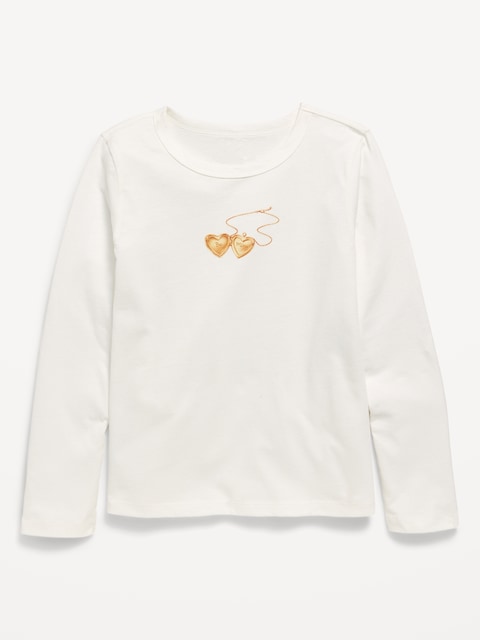 Long-Sleeve Graphic T-Shirt for Girls