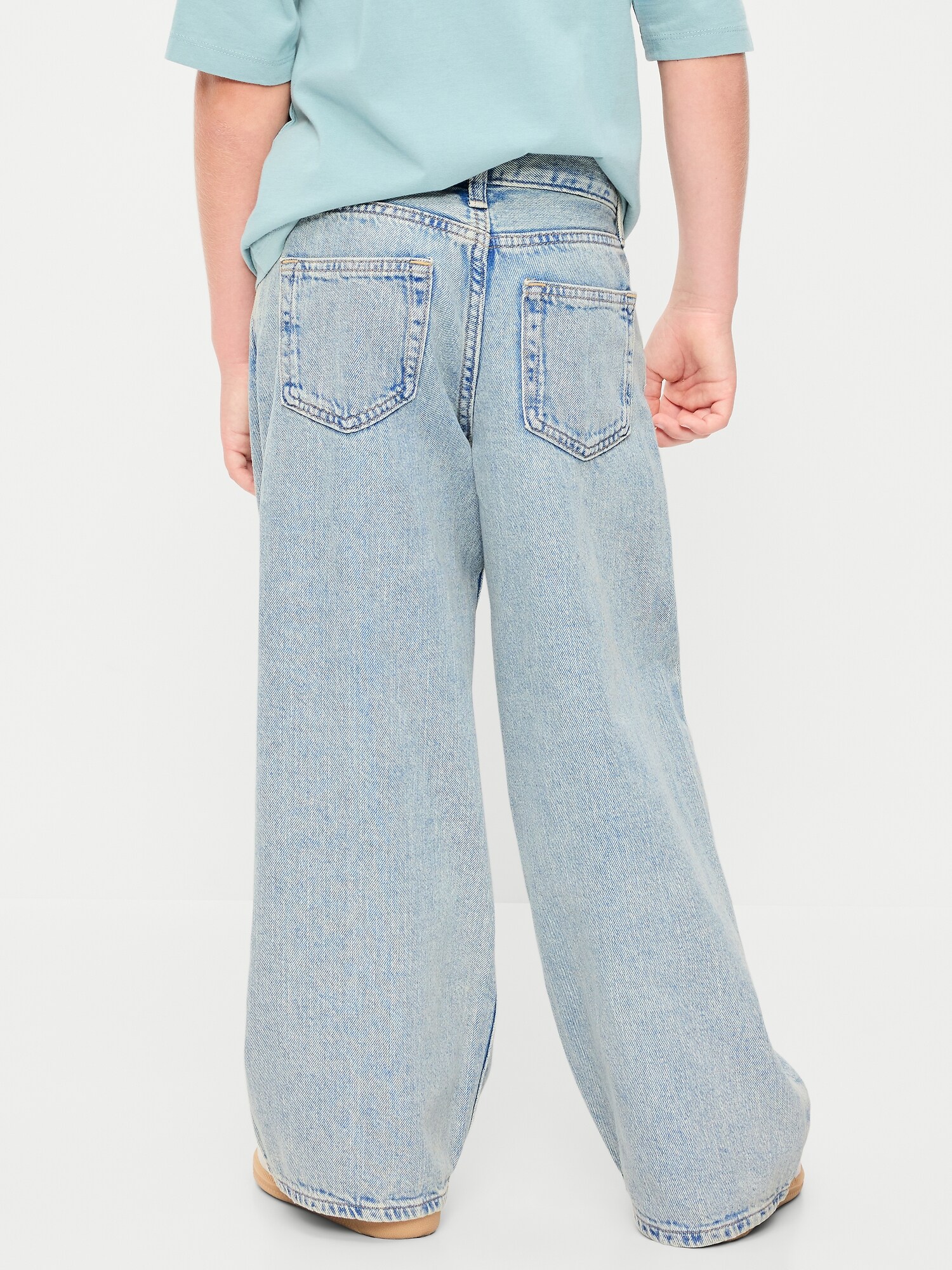 Джинсы Old Navy Ultra Baggy Jeans для мальчиков, цвет: Светлая варка — фото 2