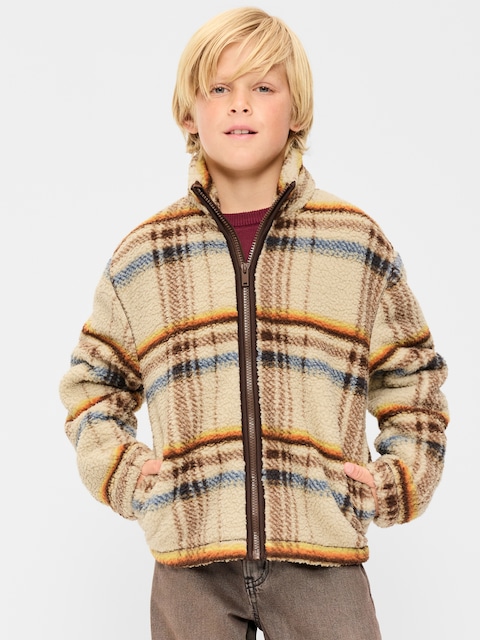 Sherpa Full-Zip Jacket for Boys