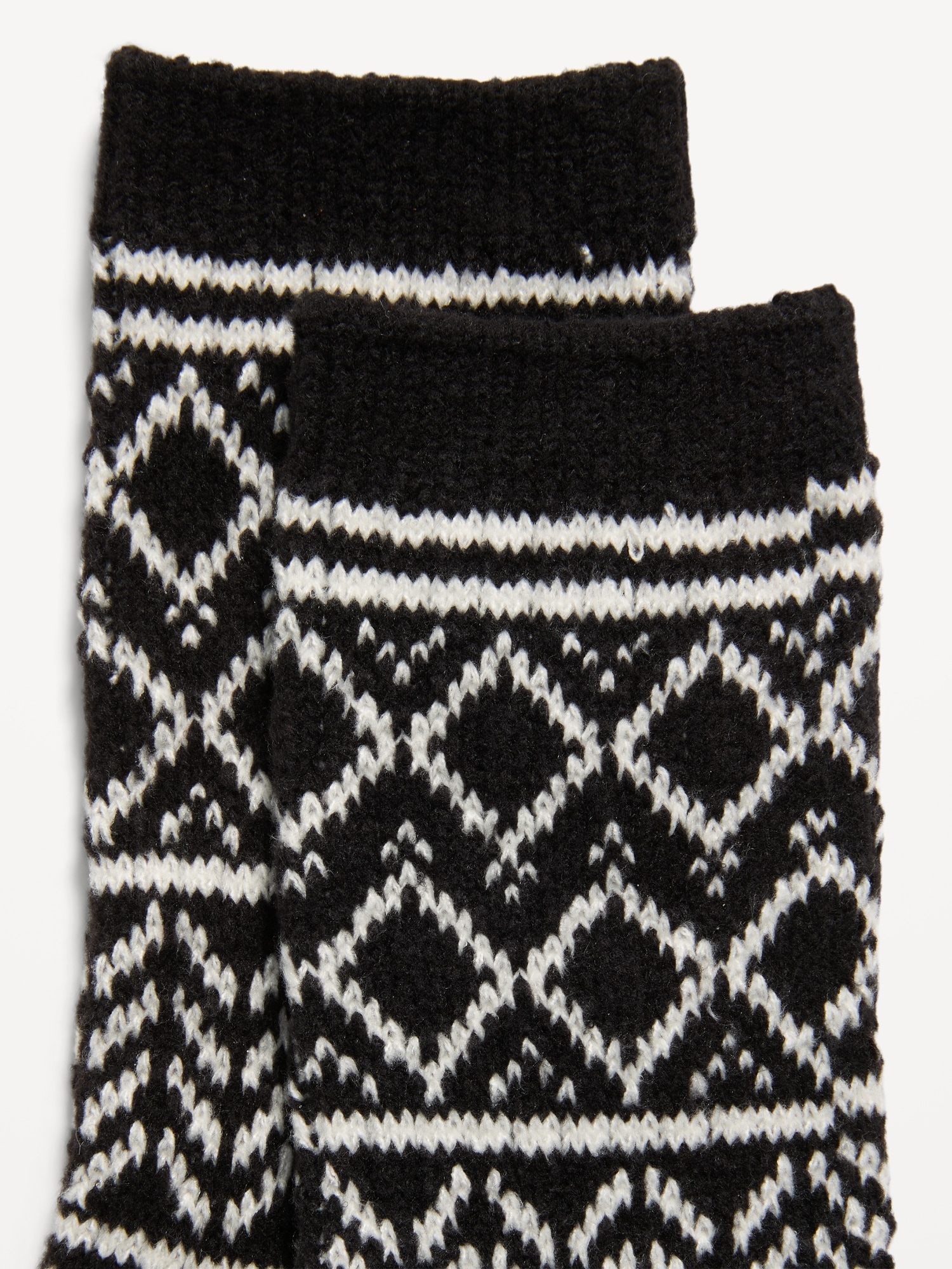 Fair Isle Crew Socks for Women