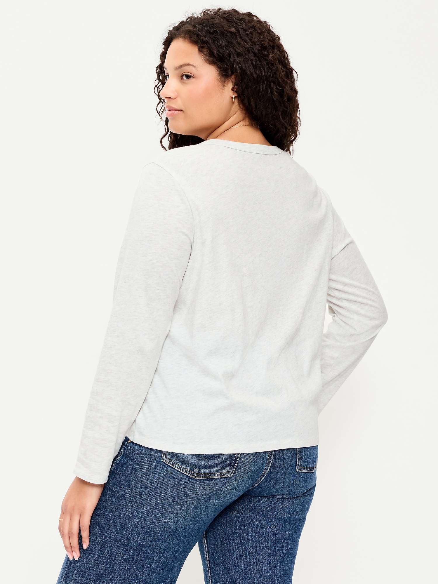 EveryWear Long-Sleeve Crew-Neck T-Shirt