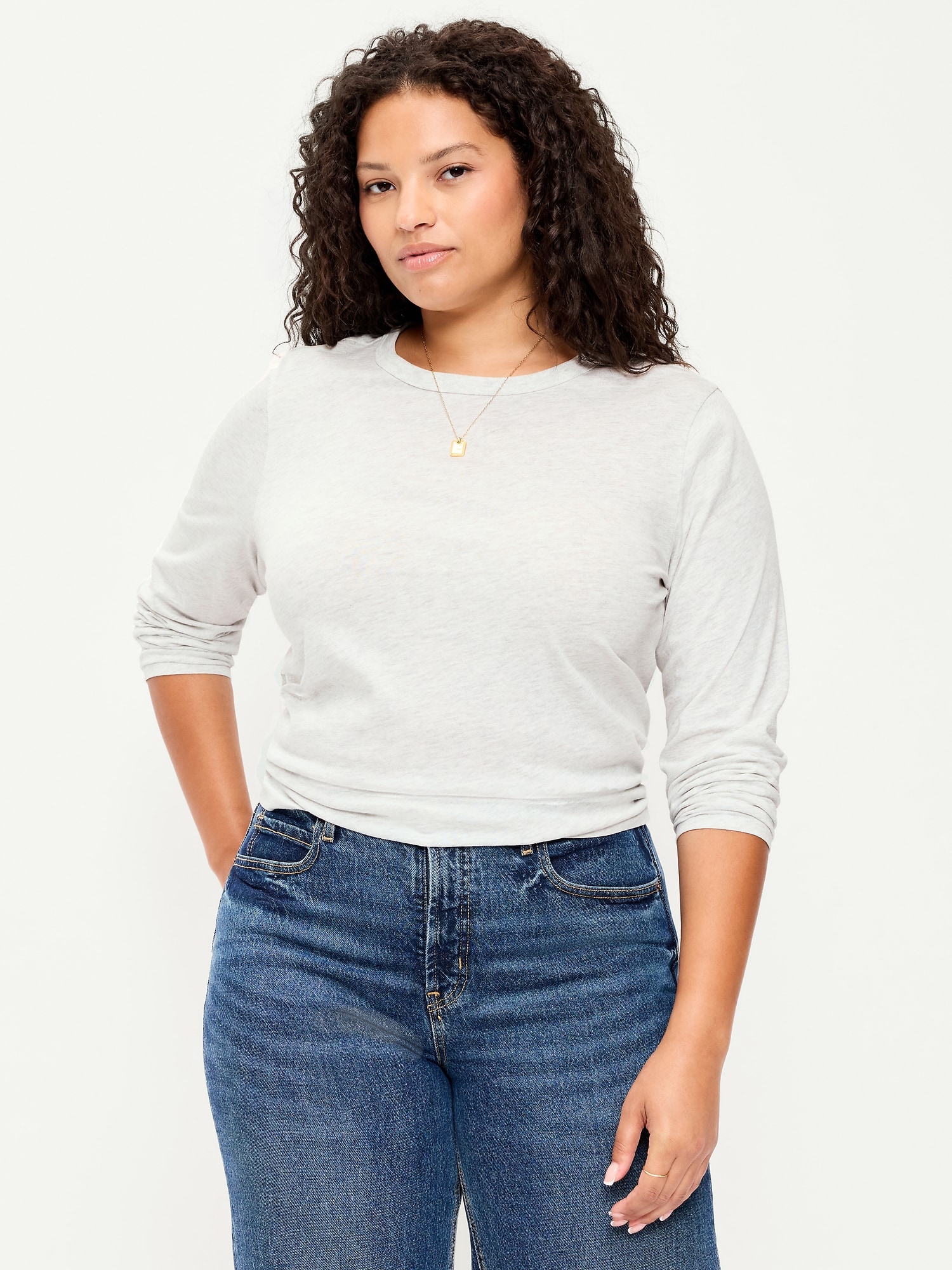 EveryWear Long-Sleeve Crew-Neck T-Shirt