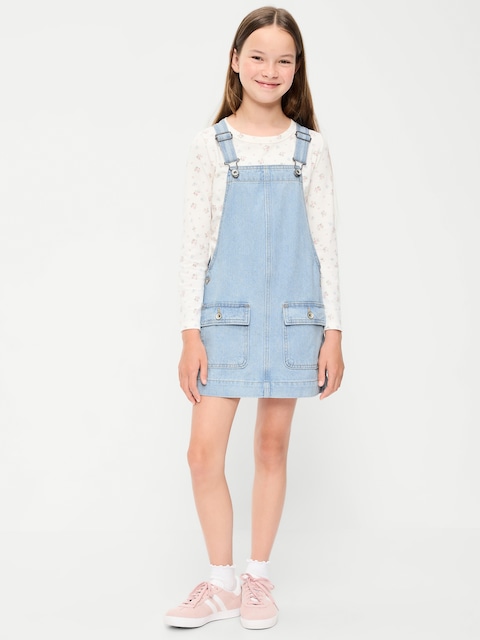 Denim Skirtall Dress for Girls