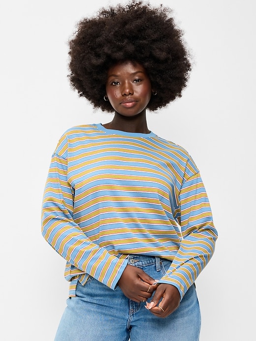 Vintage Long-Sleeve Crew-Neck T-Shirt | Old Navy