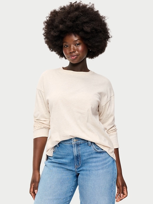 Vintage Long-Sleeve Crew-Neck T-Shirt | Old Navy