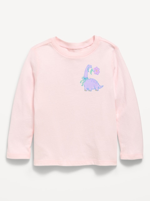 Long-Sleeve Graphic T-Shirt for Toddler Girls