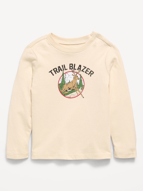Long-Sleeve Graphic T-Shirt for Toddler Boys