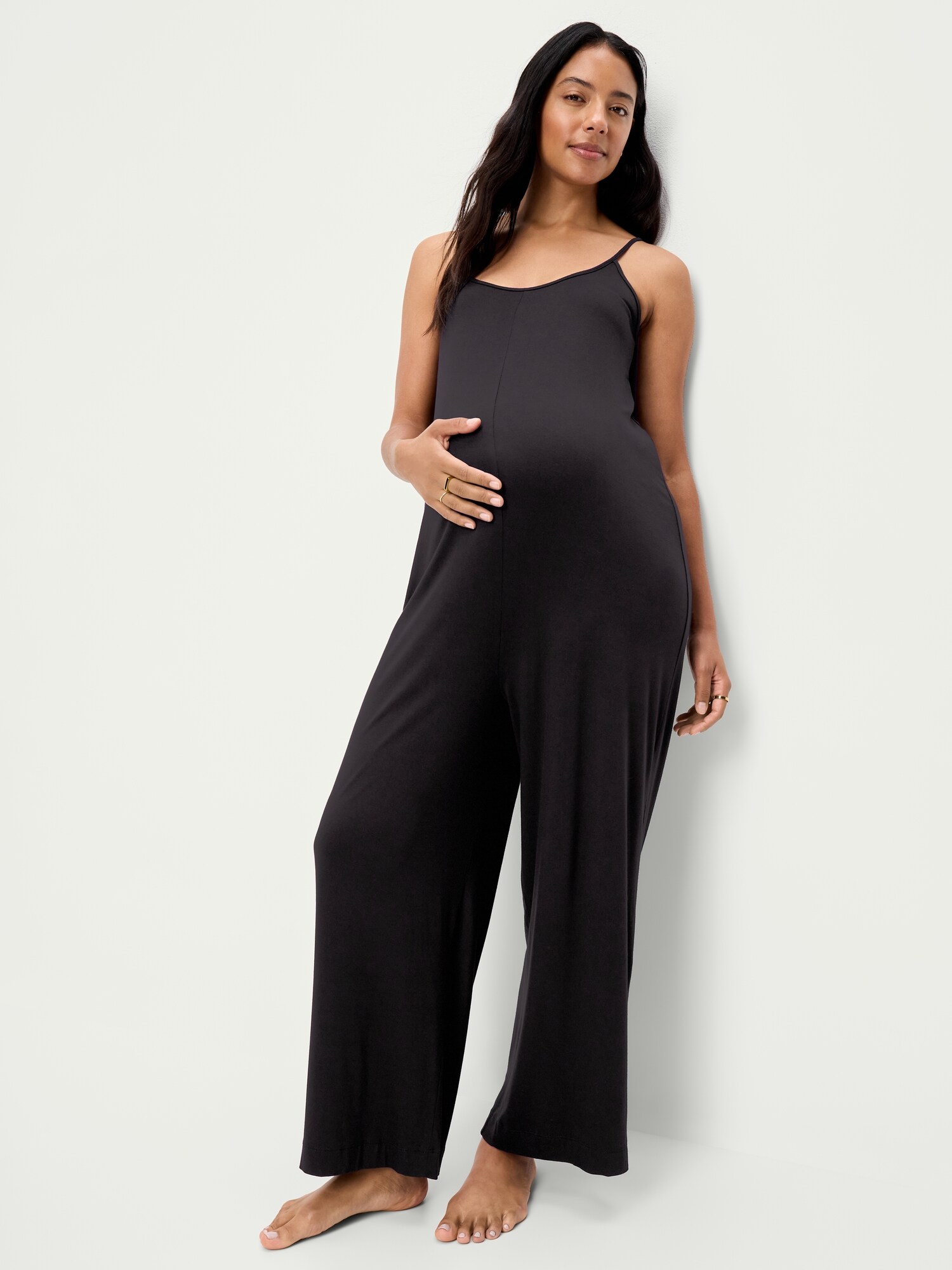 Maternity Sunday Sleep Knit Jersey Jumpsuit