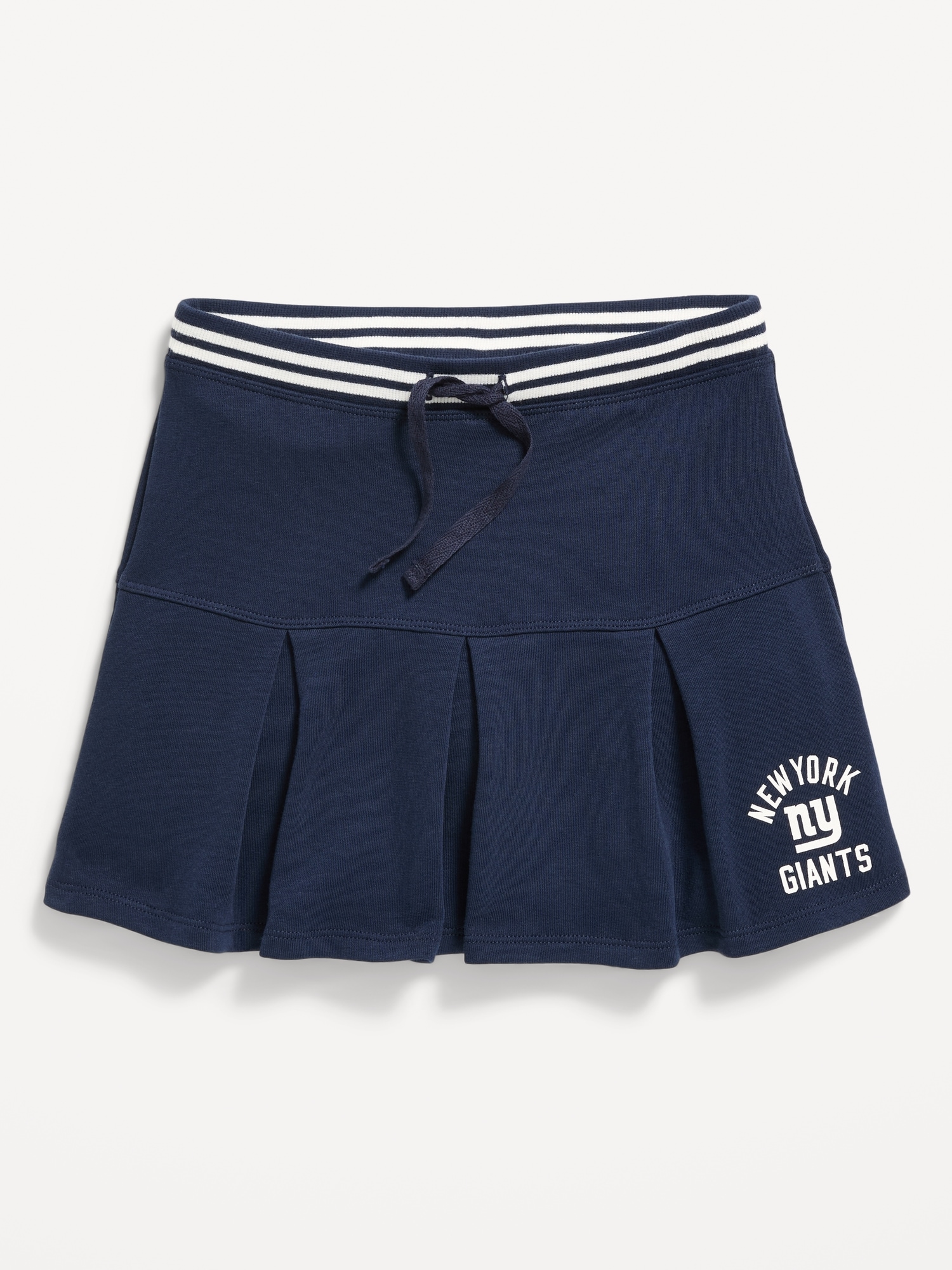 New York Giants French Terry Pleated Skort for Girls
