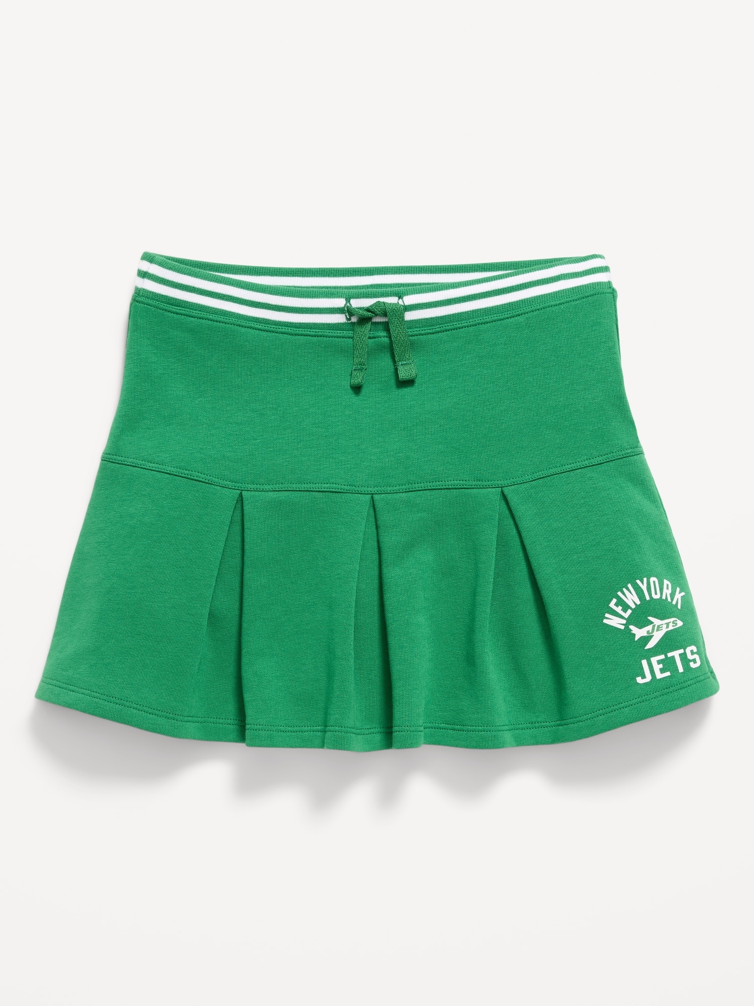 New York Jets French Terry Pleated Skort for Girls
