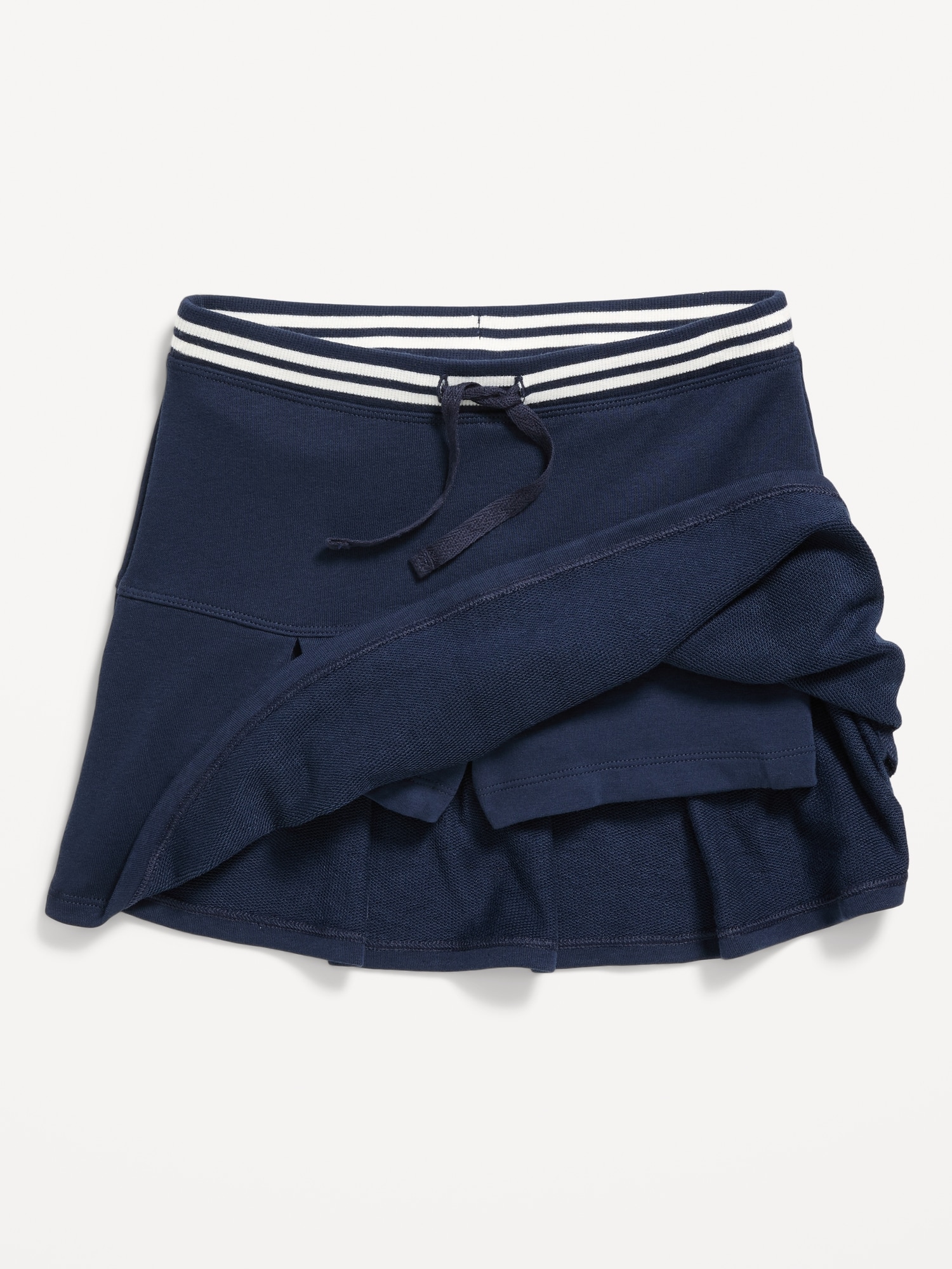 New York Giants French Terry Pleated Skort for Girls